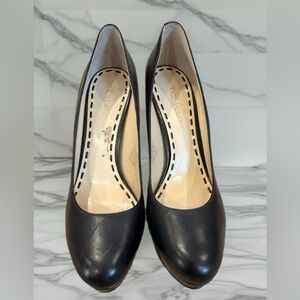 Enzo Angiolini Black Leather Heels